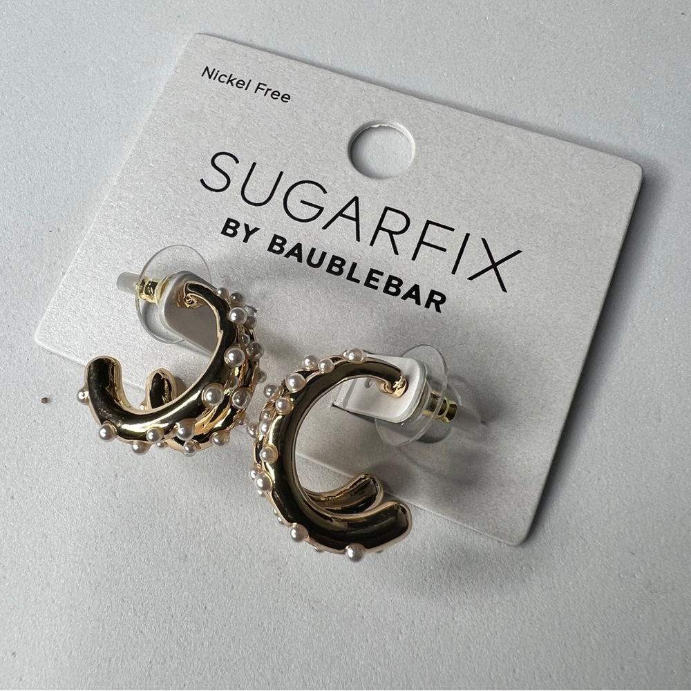 Item 18 - Goldtone Sugarfix Earrings by Baublebar